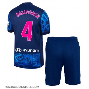 Atletico Madrid Conor Gallagher #4 Replik 3rd trikot Kinder 2024-25 Kurzarm (+ Kurze Hosen)